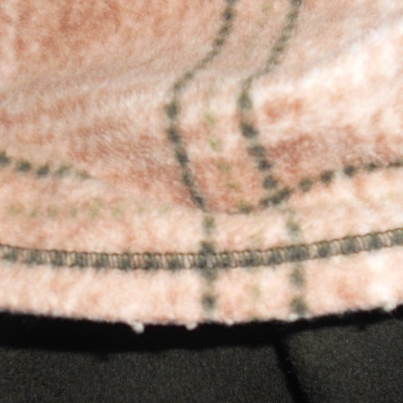 CuddlDuds Fleecewear With Stretch XL Pink/Tan Plaid Hooded Cardigan - Picture 6 of 7